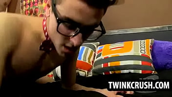 Teen Twink Gets His Tight Asshole Fucked Bareback free video