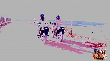 Duas Mulheres Peladas Andando De Moto Que Loucura - Eliane Furacão E Lorrany Exotica free video