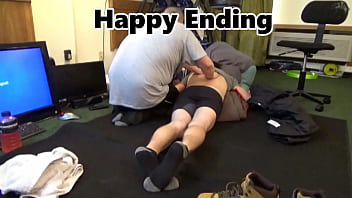 Happy Ending Massage Gay Gives Me Rub Down And Can't Stay Off My Cock free video