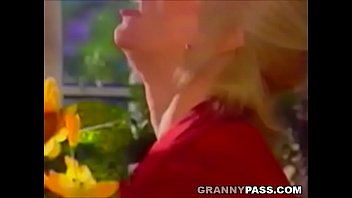 Blonde Grandma Gets Pounded On The Table free video
