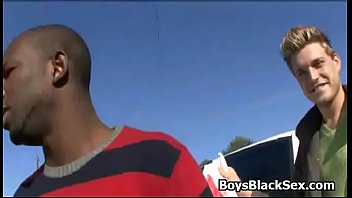 Black Muscular Gay Dude Fuck White Sexy Boy 13