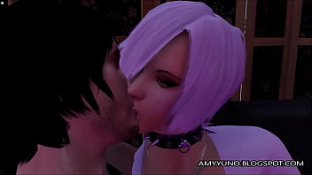 3D Pink Scene Emo Futa Girl With Guy Fucks Hot And Heavy free video