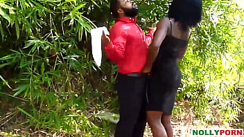 Honourable Krissyjoh Met And Fucked Lucy In The Bush While Inspecting His Site - Nollyporn free video