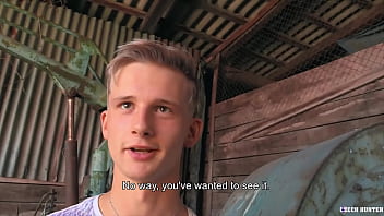 Blond Twink Gets Paid From A Random Stranger To Have Sex With Him - Czech Hunter 554 free video