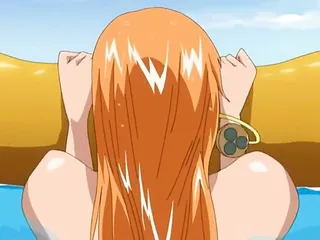 Nami Very Sexy & Bitch In Bikini (One Piece) free video