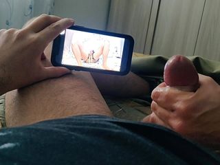 My Sexy Wife Sent Me Her Porn Video And Jerks Me Off Untill I Cum free video