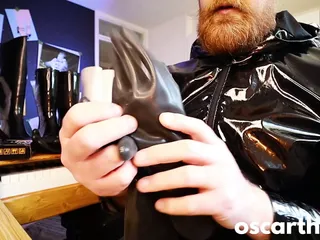 Latex Glove Unbox & Try-On - Oscar Thickk free video