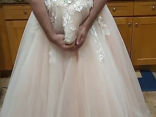 Showing Off And Cumming In Popular Prom Queen's Ball Gown free video