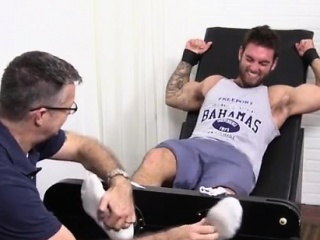 The Way To A Jocks Cock Is His Feet Gay Chase Lachance And I free video